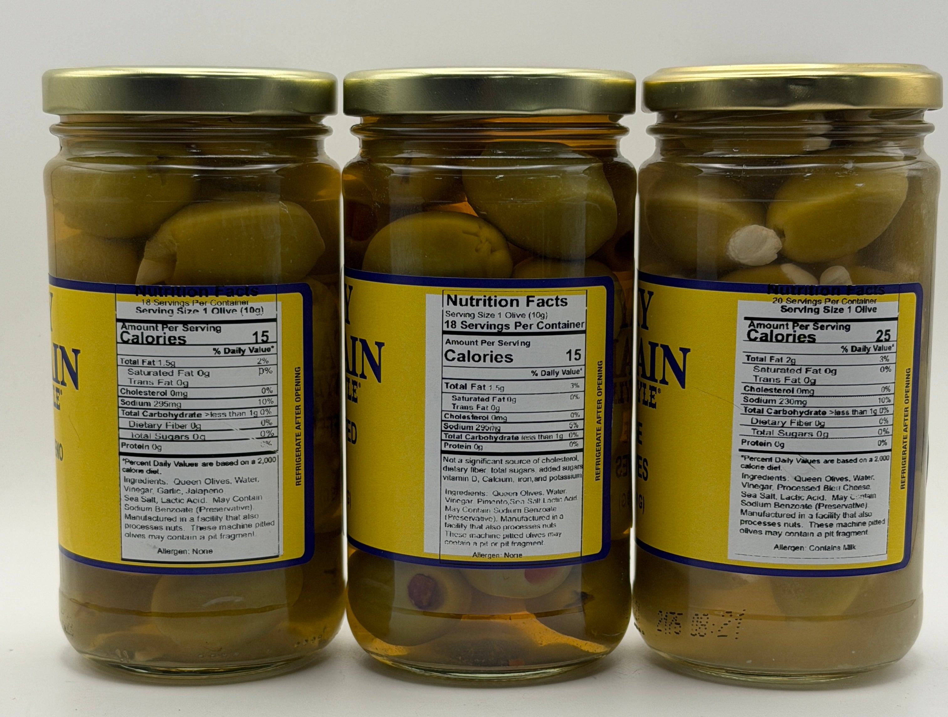 3 Pack Olive Sampler – Tennessee’s Best