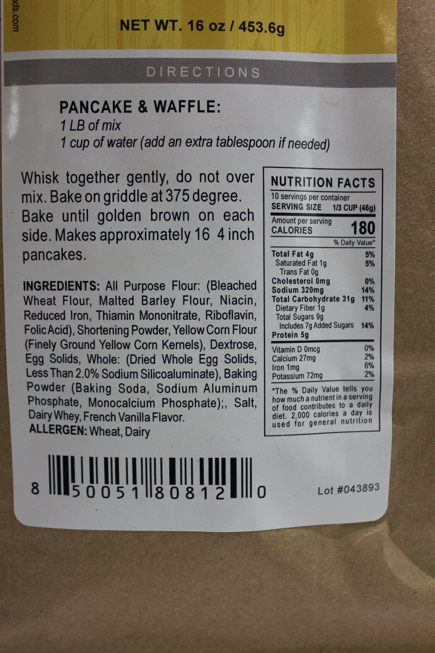 Tennessee's Best Old Fashion Style Pancake Mix