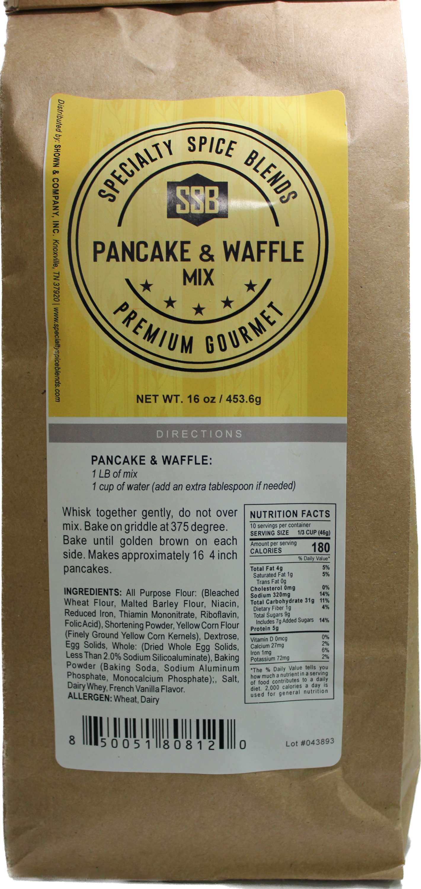 Tennessee's Best Old Fashion Style Pancake Mix